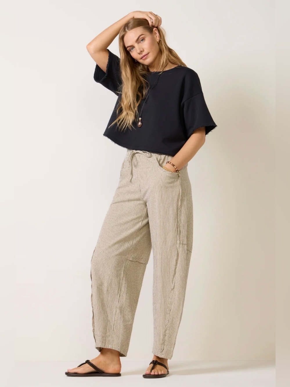 NWT Free People Something Good Pull-On Barrel Pants XS